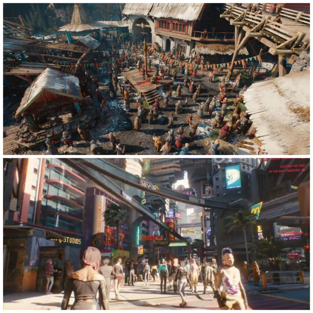 They Had over 300 NPC all with different animations and different way to interact with can we even imagine what next cyberpunk will do