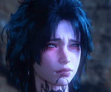 Evelyn, a popular fanmade character, looks quizzical in Baldur's Gate 3.