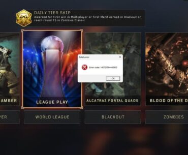 This Fatal Error 1407 issue has resurfaced on BattleNet.