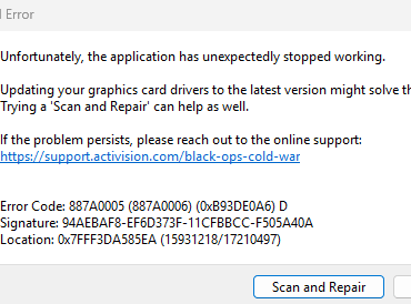 Crash Issue