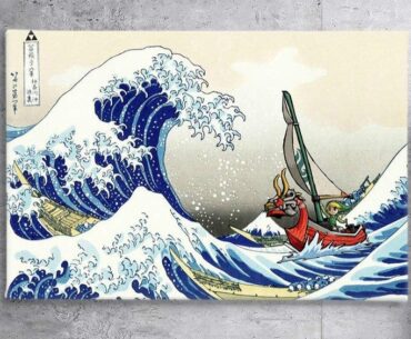 This Mash-Up Legend of Zelda Wall Art Is an Awesome Gift Idea for Wind Waker Fans