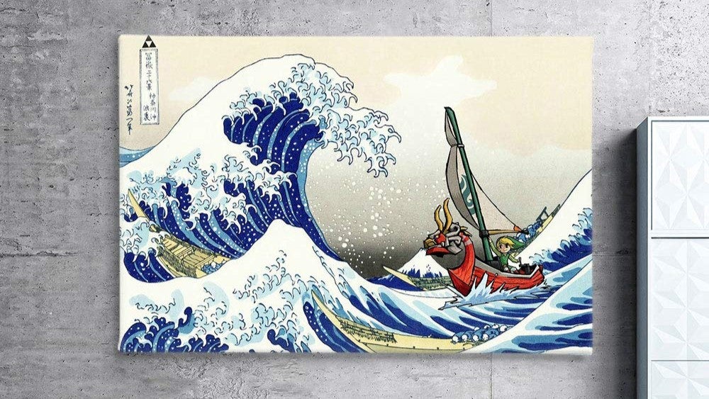 This Mash-Up Legend of Zelda Wall Art Is an Awesome Gift Idea for Wind Waker Fans This Mash-Up Legend of Zelda Wall Art Is an Awesome Gift Idea for Wind Waker Fans