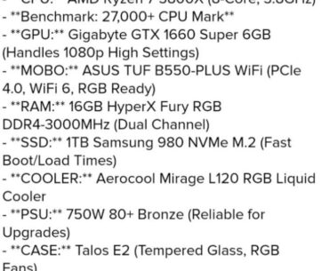 What do you think of this gaming PC