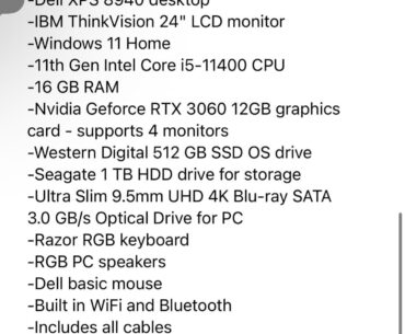 Very new and considering a gaming pc. I saw this on FB Marketplace. Is this good for $700?