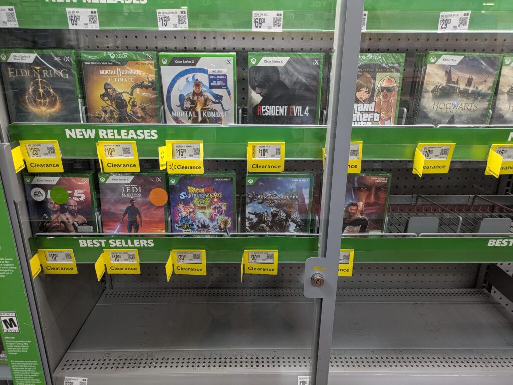 Reminder check your Walmarts I know Xbox isn't the most popular but still good deals on Monster Hunter and Dragon Ball