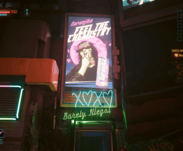 "Barely Illegal" sign in the wild.