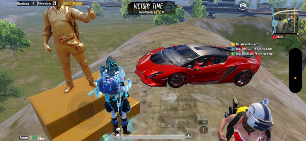 Alright, its been fun! This will be my last game. Thank you PUBGM for the memories! This game will always have a place in my heart, ill never forget it. So now, its time for the next adventure (PC games)