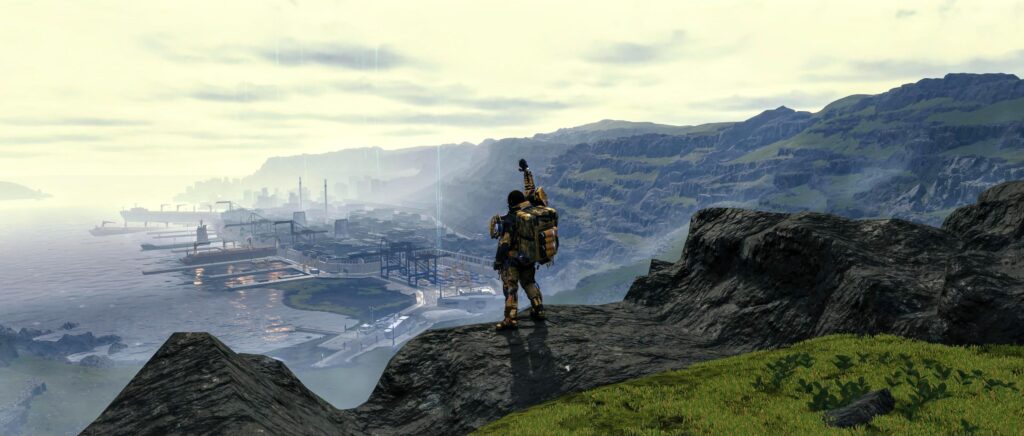Just getting to your destination feels epic Death Stranding