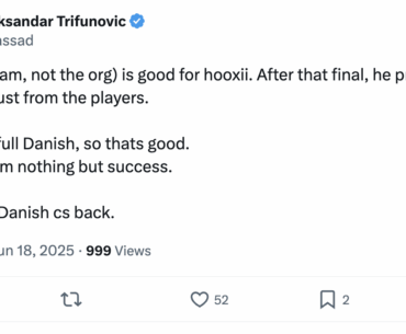 kassas with a positive Tweet on HooXi - The world is healing