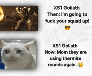 Poor XS1 Goliath.