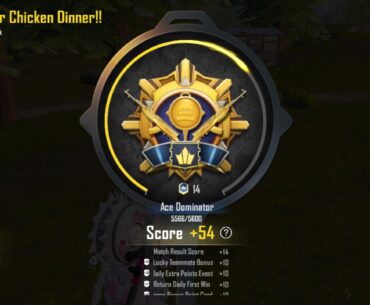 54 points in Ace Dominator is crazy