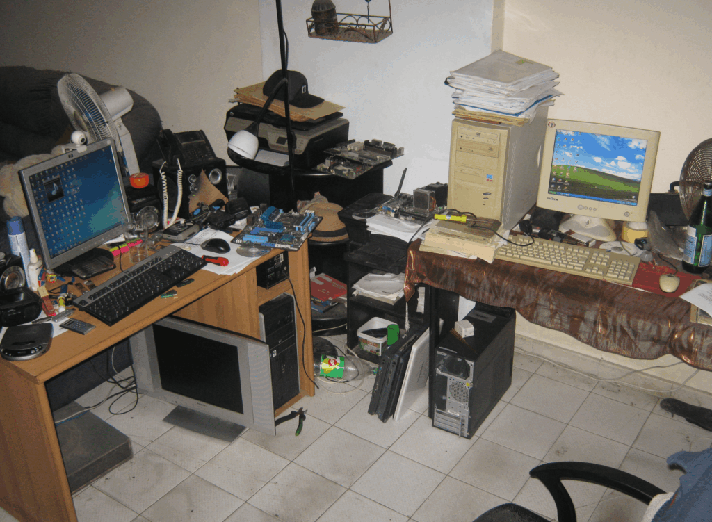 the other side of the setup from my previous post