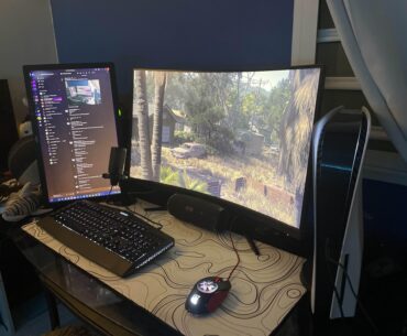 New, Ps5 and Laptop set up
