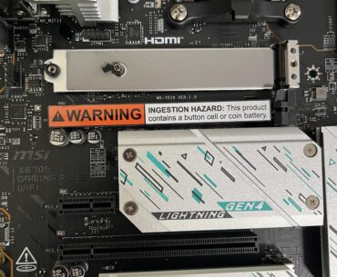 Which one of you tried to eat the battery?