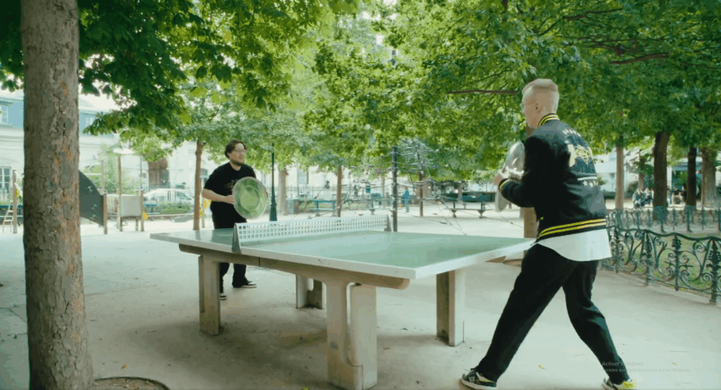 Litteraly Zywoo and Ropz playing pingpong with iem trophies (greatness at its peak)