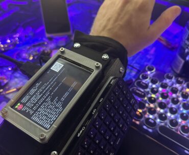 Raspberry pi cyberdeck work in progress