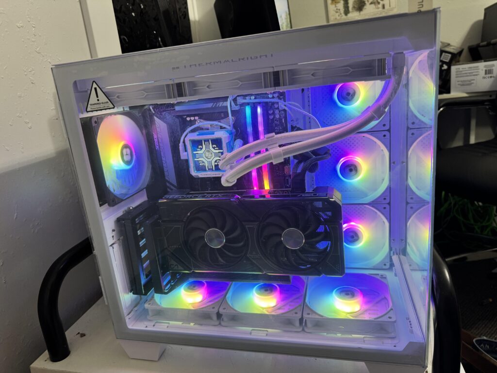 Love the white case.
