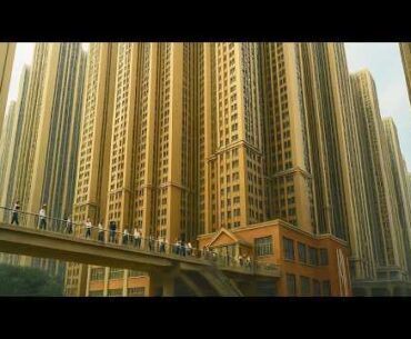 China's "concrete jungle" - looks so cyberpunk/dystopian to me!