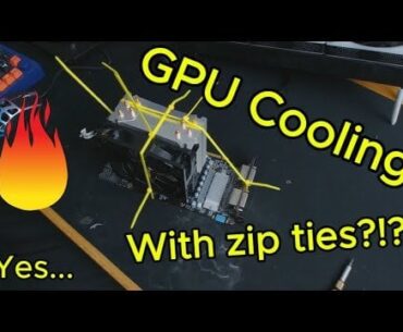 I tried zip-tying a CPU cooler to my GTX 960. It got hotter. So I made a mount. Now it’s colder than stock.