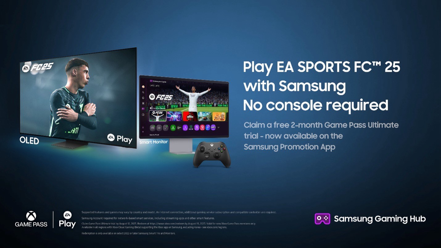 Samsung Partners With EA & Xbox Bring ‘EA SPORTS FC 25’ to Samsung Gaming Hub Samsung Partners With EA & Xbox Bring 'EA SPORTS FC 25' to Samsung Gaming Hub