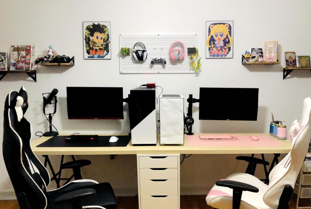 Girlfriend and I just finished our combined desk