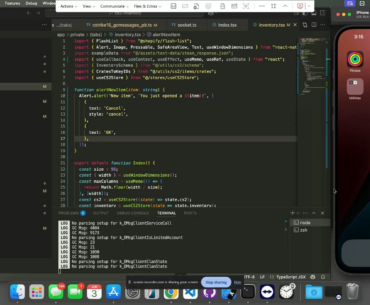 Demo of an app I made to open cases from your phone