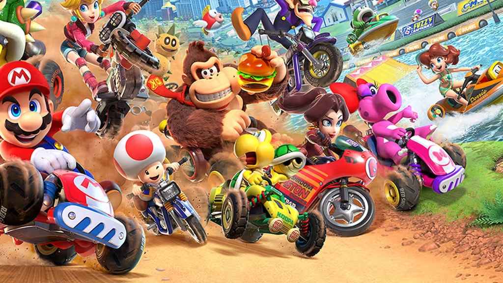 Donkey Kong in Mario Kart World