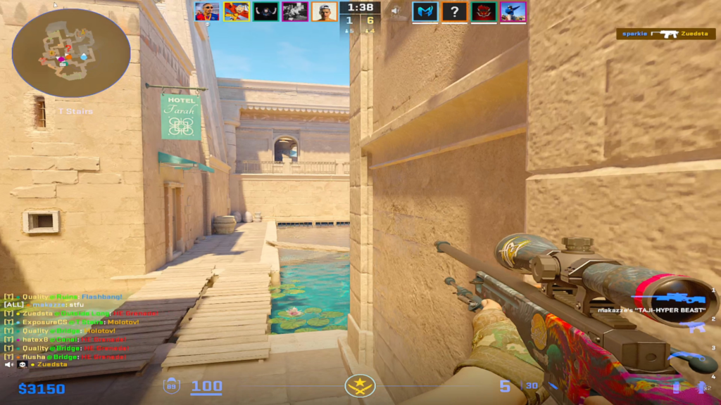 Faceit 3800 elo, 4 awp kill