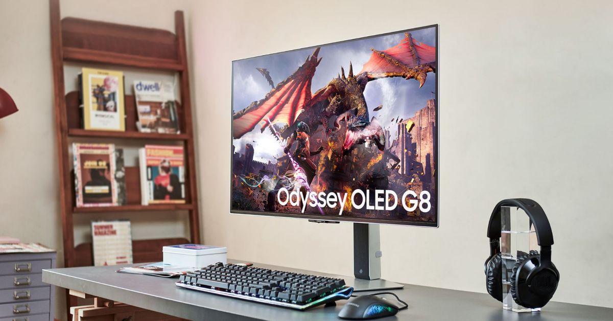 Samsung’s 32-inch 4K 240Hz Odyssey OLED G8 monitor with sleek metal chassis just hit a new all-time low with $425 off Samsung's 32-inch 4K 240Hz Odyssey OLED G8 monitor with sleek metal chassis just hit a new all-time low with $425 off