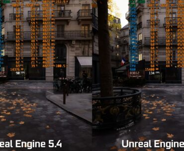 Take a look at the performance improvements of Unreal Engine 5.6
