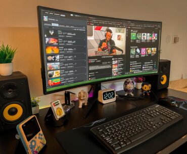 Thanks for the love on my Mac + 65'' Interactive Display setup that went viral — here's my simple windows gaming setup!