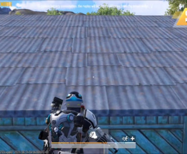 This AWM headshot on a moving buggy covered by some greenery.