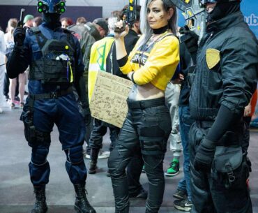 Cyberpunk MAXTAC cosplay from Pyrkon