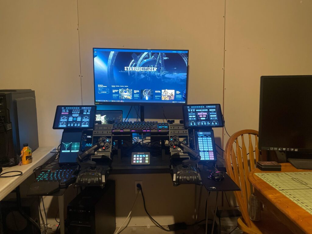 My brothers battle station