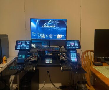 My brothers battle station