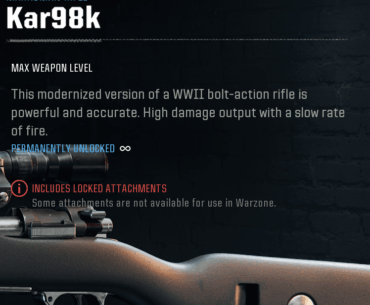 prestige 2, why cant i use the 762 barrel? no i dont have gunfighter on, yes i got overkill as a permanent perk. why cant i use the attachment barrel? lvl 16 if that matters