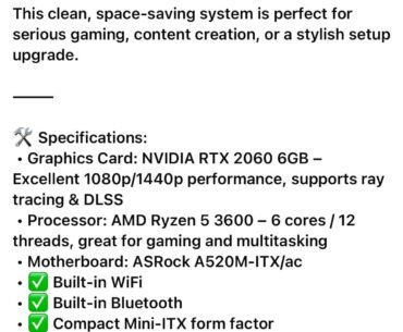Are these good specs???