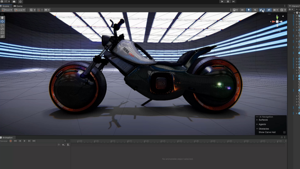 A slightly modified take on Kai’s bike | AKIRA 1988 | Made with Unity