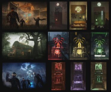 I sometimes feel like perk machines look odd and out of place... so I think these designs that suits each map aesthetic, also what style do you think matches Nacht der Untoten's design?