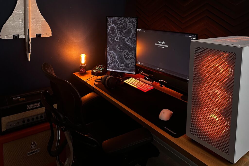 Moved to a new place, got the setup in a good place.