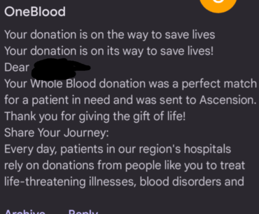 They're sending my blood WHERE?!
