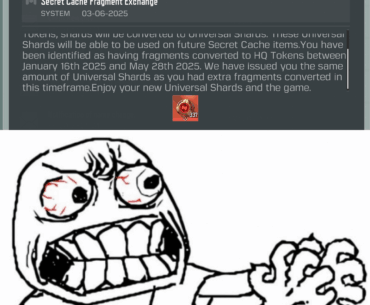 Devs wrote a long explanation about what it is, why you get it, and how you can use it for future Secret Cache items. But no one reads it.