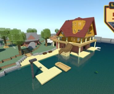 Minecraft Lake. I've created a Minecraft version of the famous de_lake