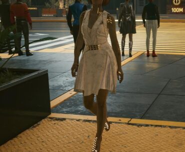 Clothes and gold cyberware