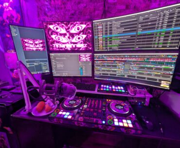 I still have to look at all these monitors in VR while I perform