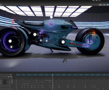 A modified take on Tetsuo's Bike | AKIRA 1988 | Made with Unity