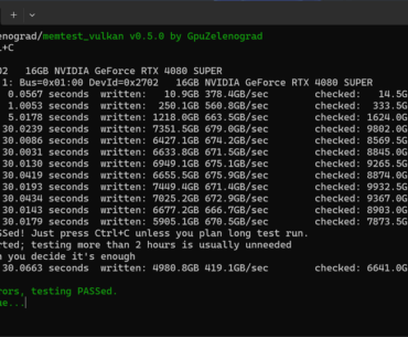 4080 Super memory overclock gains are huge (+100Gb/sec speed)!