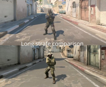 One of the reasons its so hard to track enemies in CS2 is because the momentum slide animation from CSGO is missing (comparison)