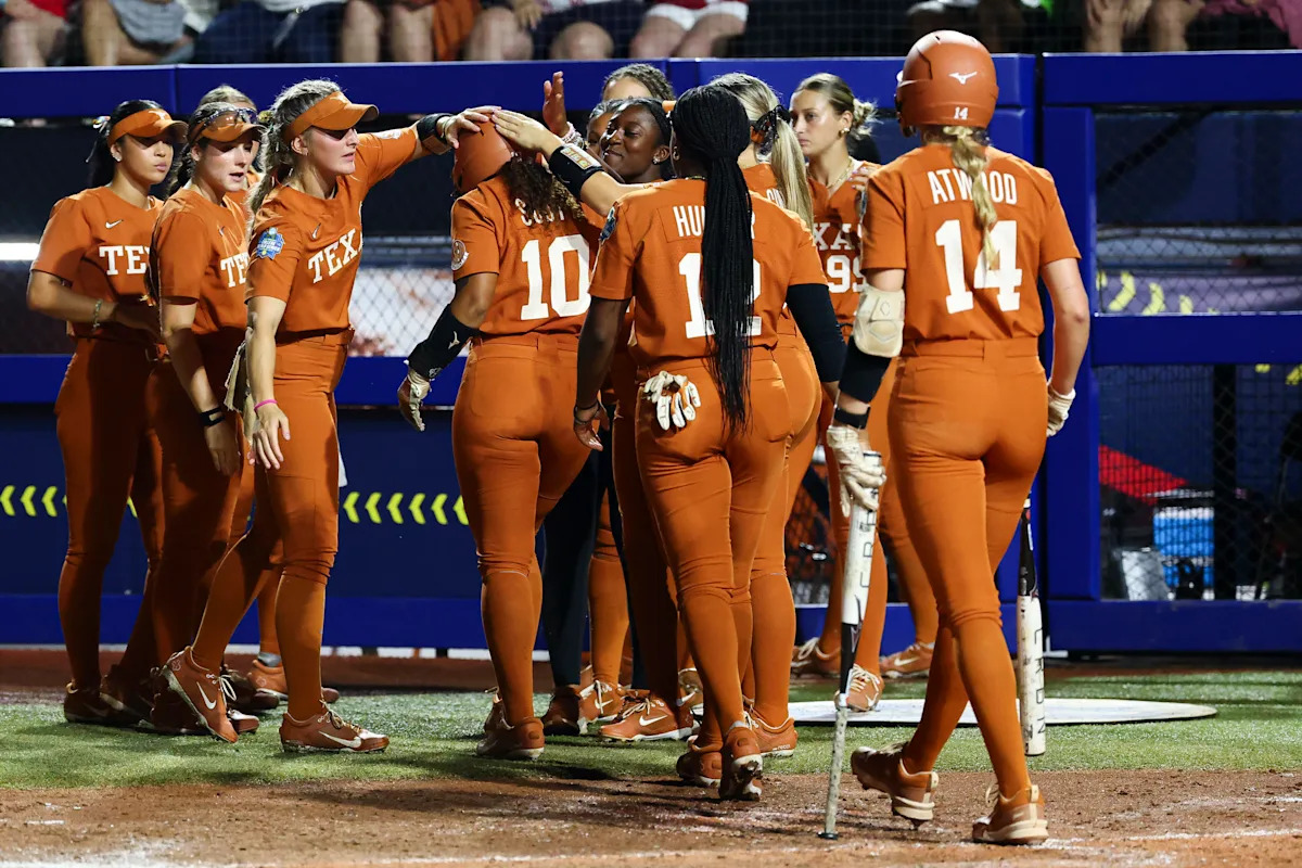 WCWS Game 3: Texas wins national championship, defeating Texas Tech, 10-4, powered by Mia Scott’s grand slam Download app from appStore