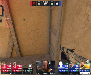 Mouz 2v5 against Spirit
